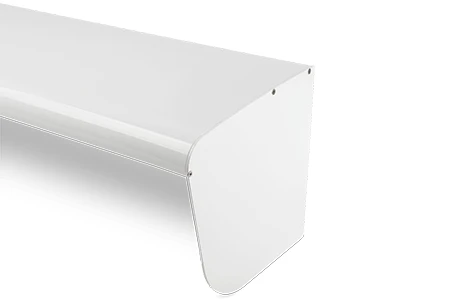 Extruded Aluminium Pelmet Option