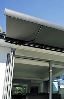 Manyana Folding Arm Awning Canberra | Aurora Window Furnishings