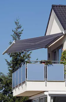 Manyana Folding Arm Awning Canberra | Aurora Window Furnishings