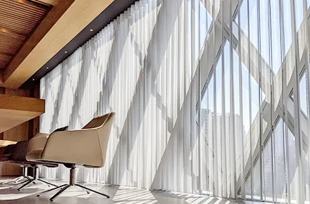 Aurora Designs Smartdrapes Canberra: Innovative Australian-made Smartdrapes for Canberra homes. Combines blind & curtain style with quality & light control.