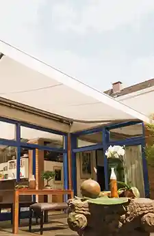 Topas awning installation at Canberra home