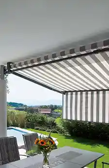 Weinor Topas awning in custom colour finish