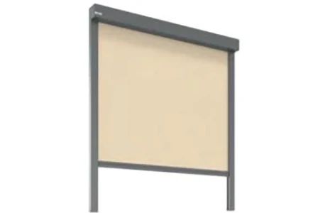 Guide Rail Setup with Bottom Rail Support Bracket