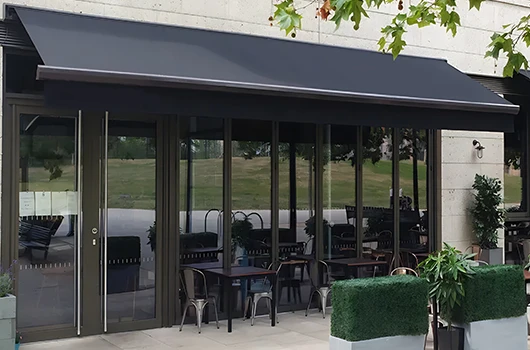 wedge canopy Canberra | Aurora Window Furnishings