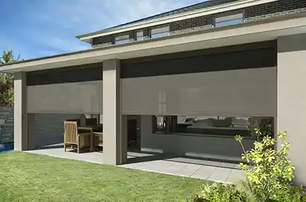 Zipscreen Canberra outdoor zip blinds | Aurora Window Furnishings