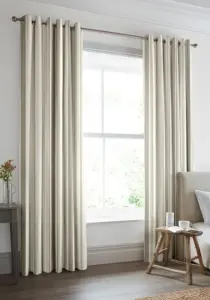 Laura Ashley Dove Grey Awning Stripe | Curtain Fabric | Aurora Window Furnishings