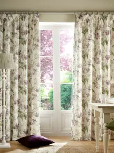 Laura Ashley Purple Gosford | Curtain Fabric | Aurora Window Furnishings