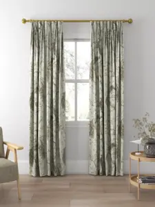 Laura Ashley Truffle Brown Belvedere | Curtain Fabric | Aurora Window Furnishings
