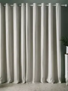 Laura Ashley Natural Cornish Chenille Stripe | Curtain Fabric | Aurora Window Furnishings