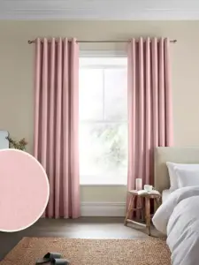 Laura Ashley Blush Pink Easton | Curtain Fabric | Aurora Window Furnishings