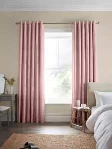 Laura Ashley Blush Pink Easton | Curtain Fabric | Aurora Window Furnishings