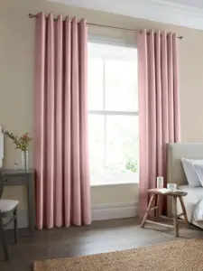 Laura Ashley Blush Pink Easton | Curtain Fabric | Aurora Window Furnishings