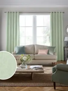 Laura Ashley Sage Green Easton | Curtain Fabric | Aurora Window Furnishings