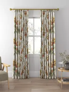 Laura Ashley Gold Gosford | Curtain Fabric | Aurora Window Furnishings