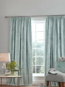 Laura Ashley Duck Egg Blue Josette | Curtain Fabric | Aurora Window Furnishings