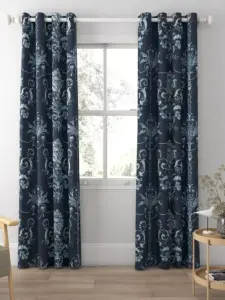 Laura Ashley Midnight Blue Josette | Curtain Fabric | Aurora Window Furnishings