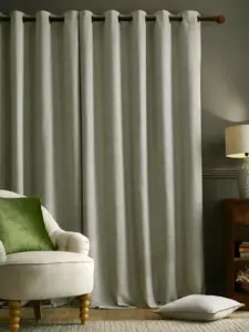 Laura Ashley Sage Grey Milbourne Herringbone | Curtain Fabric | Aurora Window Furnishings