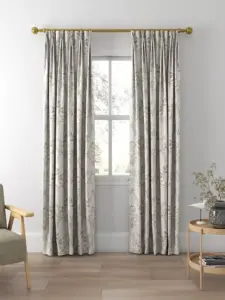 Laura Ashley Natural Parterre | Curtain Fabric | Aurora Window Furnishings
