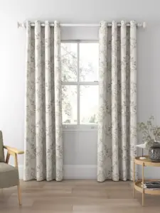 Laura Ashley Natural Parterre | Curtain Fabric | Aurora Window Furnishings