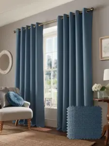 Laura Ashley Dark Seaspray Stephanie | Curtain Fabric | Aurora Window Furnishings