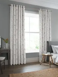 Laura Ashley Dove Grey Summer Palace | Curtain Fabric | Aurora Window Furnishings