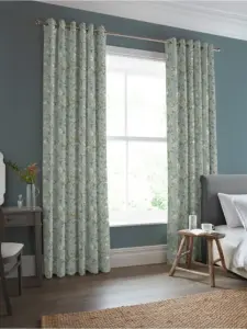 Laura Ashley Jade Green Summer Palace | Curtain Fabric | Aurora Window Furnishings