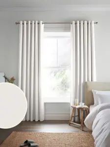 Laura Ashley Cream Swanson | Curtain Fabric | Aurora Window Furnishings