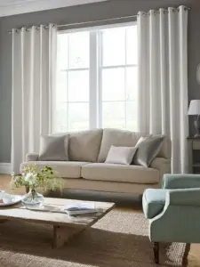Laura Ashley Dove Grey Swanson | Curtain Fabric | Aurora Window Furnishings