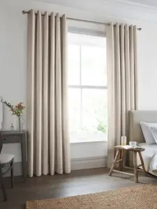 Laura Ashley Natural Swanson | Curtain Fabric | Aurora Window Furnishings