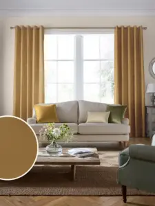 Laura Ashley Orange Swanson | Curtain Fabric | Aurora Window Furnishings