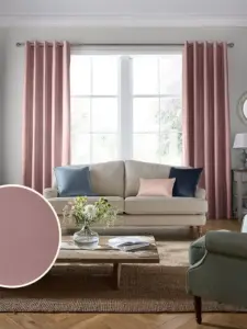 Laura Ashley Purple Swanson | Curtain Fabric | Aurora Window Furnishings