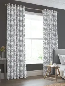 Laura Ashley Charcoal Grey Tuileries | Curtain Fabric | Aurora Window Furnishings