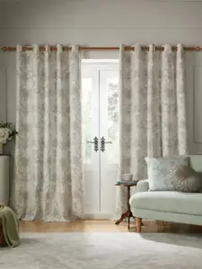 Laura Ashley Dark Dove Grey Tuileries | Curtain Fabric | Aurora Window Furnishings