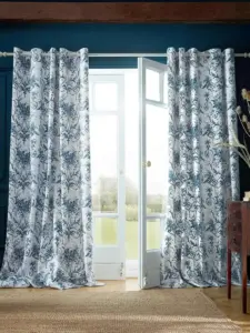 Laura Ashley Midnight Blue Tuileries | Curtain Fabric | Aurora Window Furnishings