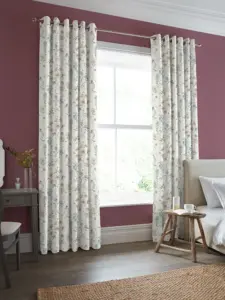 Laura Ashley Chalk Pink Wild Meadow | Curtain Fabric | Aurora Window Furnishings