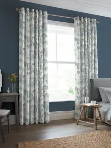 Laura Ashley Newport Blue Wisteria | Curtain Fabric | Aurora Window Furnishings