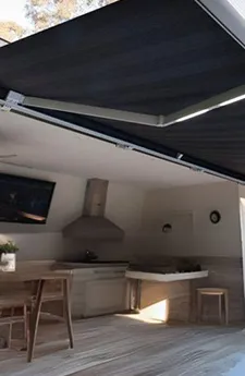 Aurora Merimbula Canberra Folding Arm Awning | Aurora Window Furnishings