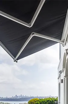 Aurora Merimbula Canberra Folding Arm Awning | Aurora Window Furnishings