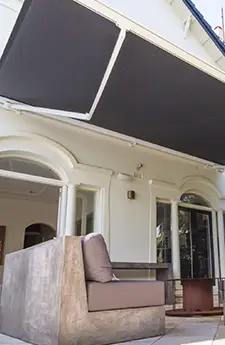 Aurora Merimbula Canberra Folding Arm Awning | Aurora Window Furnishings