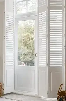Aurora White Teak Shutters