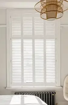 Aurora White Teak Shutters Canberra | Aurora Window Furnishings