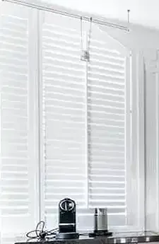 Aurora White Teak Shutters Canberra | Aurora Window Furnishings