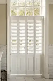 Aurora White Teak Shutters Canberra | Aurora Window Furnishings