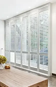 Aurora White Teak Shutters Canberra | Aurora Window Furnishings