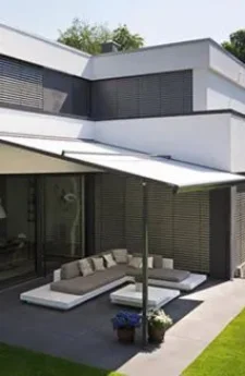 retractable patio awning Canberra | Plaza Viva | Aurora Window Furnishings