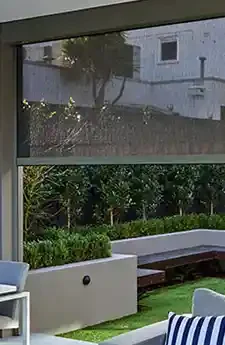Zipscreen Canberra outdoor zip blinds | Aurora Window Furnishings