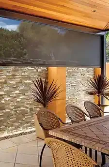 Zipscreen Canberra outdoor zip blinds | Aurora Window Furnishings