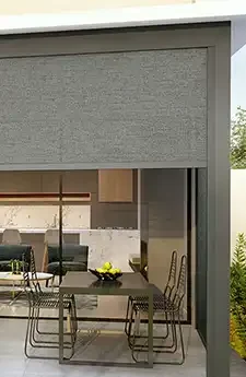 Zipscreen Canberra outdoor zip blinds | Aurora Window Furnishings