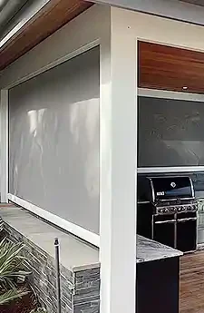 eZip outdoor blinds Canberra | Aurora Window Furnishings