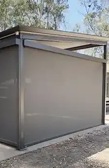 eZip outdoor blinds Canberra | Aurora Window Furnishings